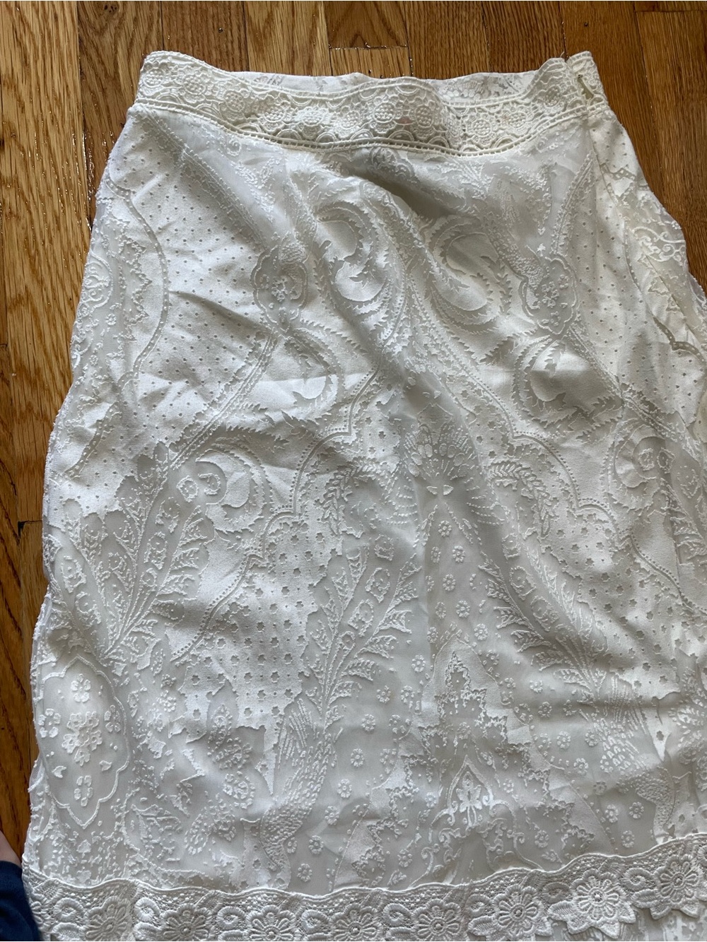 Farm Rio white lace maxi skirt - Picture 2 of 9